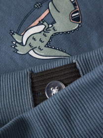 NAME IT Sweat Shorts Vermo Blue Mirage Dino Surf